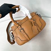PRADA | Large leather tote bag Caramel - 4
