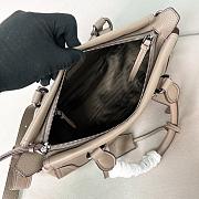 PRADA | Large leather tote bag Chalk White - 5