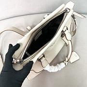 PRADA | Large leather tote bag White - 6
