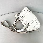 PRADA | Large leather tote bag White - 3