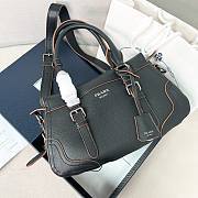 PRADA | Large leather tote bag Black - 1