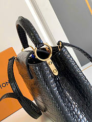 LOUIS VUITTON | Capucines BB Bag Crocodile Leather In Black - 2