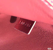 Celine Small 16 Bag Burgundy Calfskin size 23 x 19 x 10.5 cm - 3