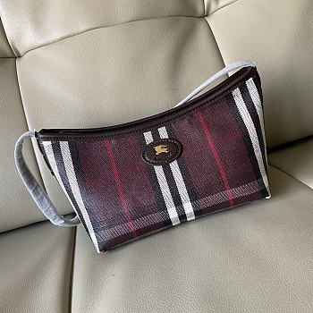 BURBERRY | Mini Highlands Shoulder Bag​ Mahogany red