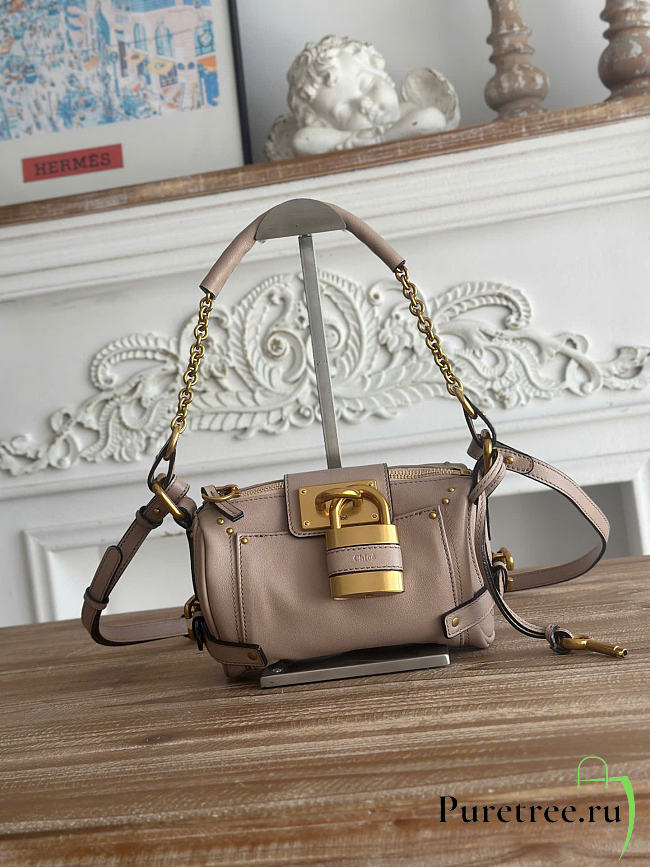 Chloé Small Paddington Chain Bag Beige - 1