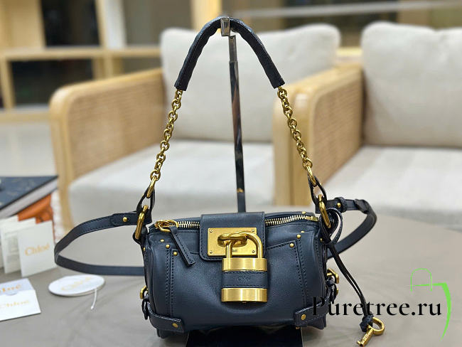 Chloé Small Paddington Chain Bag Black - 1