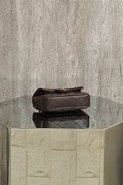 CHANEL | Classic Mini Double Flap With Hook Burgundy - 3