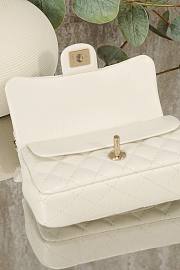 CHANEL | Classic Mini Double Flap With Hook White - 4