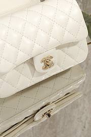 CHANEL | Classic Mini Double Flap With Hook White - 3