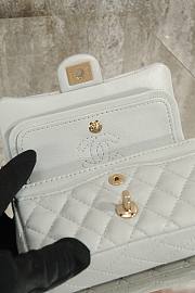 CHANEL | Classic Mini Double Flap With Hook Blue - 6