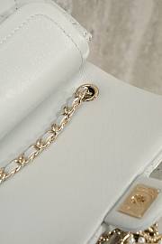 CHANEL | Classic Mini Double Flap With Hook Blue - 4