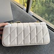 Coach Tabby Nappa Leather Shouder Bag In White - 4