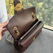 Coach Tabby Nappa Leather Shouder Bag In Burgundy  - 6