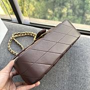 Coach Tabby Nappa Leather Shouder Bag In Burgundy  - 2