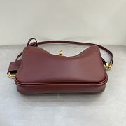 Balenciaga Rodeo Shoulder Bag Burgundy - 6