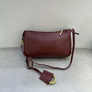 Balenciaga Rodeo Shoulder Bag Burgundy - 4