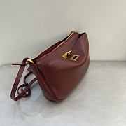 Balenciaga Rodeo Shoulder Bag Burgundy - 3