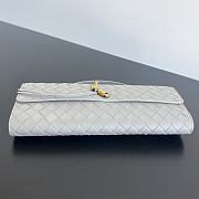 BOTTEGA VENETA | Andiamo Long Clutch In Blue - 5