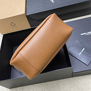 YSL | Small Le 5 À 7 Shoulder Bag in Brown - 4