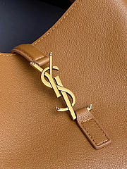 YSL | Small Le 5 À 7 Shoulder Bag in Brown - 2