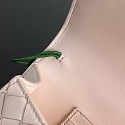 BOTTEGA VENETA | Flower Charm Andiamo Long Clutch In Light Pink - 4