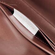 BOTTEGA VENETA | Flower Charm Crocodile Andiamo Long Clutch In Burgundy - 2