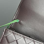 BOTTEGA VENETA | Flower Charm Andiamo Long Clutch In Fondant - 5