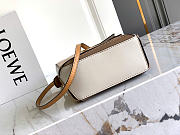Loewe Mini Puzzle bag in classic calfskin gray / brown - 6