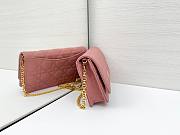 DIOR | Caro Pouch with Chain In Pink - 6
