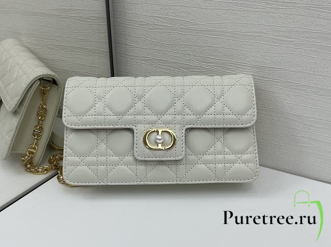 DIOR | Jolie Mini Bag White Cannage Lambskin - 1
