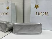 Jonathan Anderson Dior Bow Bag In Silver Size 26 - 3
