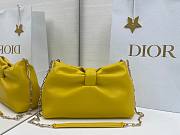 Jonathan Anderson Dior Bow Bag In Yellow Size 26 - 4