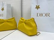 Jonathan Anderson Dior Bow Bag In Yellow Size 26 - 5