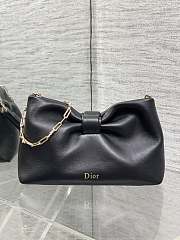 Jonathan Anderson Dior Bow Bag In Black Size 26 - 5