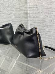 Jonathan Anderson Dior Bow Bag In Black Size 30 - 6