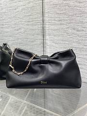 Jonathan Anderson Dior Bow Bag In Black Size 30 - 1