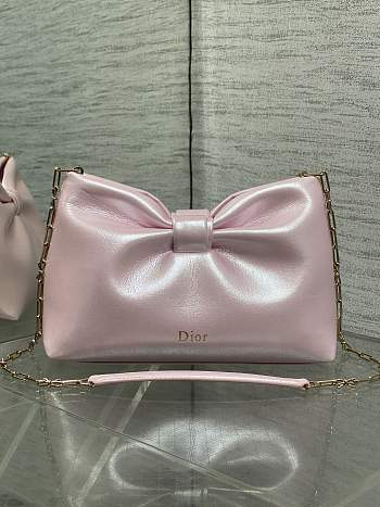 Jonathan Anderson Dior Bow Bag In Pink Size 26