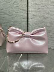 Jonathan Anderson Dior Bow Bag In Pink Size 26 - 5