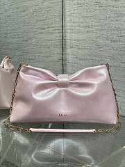 Jonathan Anderson Dior Bow Bag In Pink Size 30 - 3