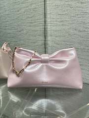 Jonathan Anderson Dior Bow Bag In Pink Size 30 - 1