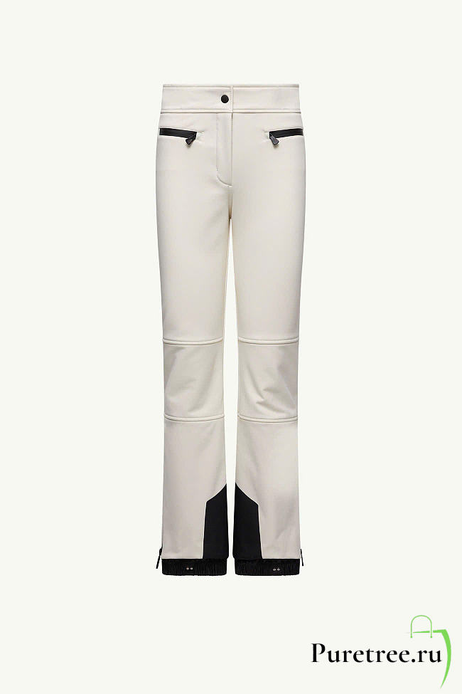 Moncler Women White Ski Trousers - 1