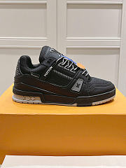 LOUIS VUITTON |  LV Trainer Sneaker In Black - 5