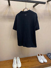 LOUIS VUITTON | Embellished Signature Short-Sleeved T-Shirt Black - 4