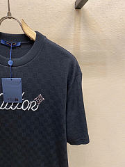 LOUIS VUITTON | Embellished Signature Short-Sleeved T-Shirt Black - 2