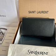 YSL | Saint Laurent Small Kate Shoulder Chain Bag Black - 3