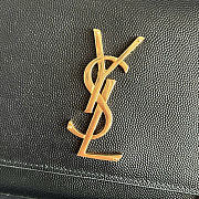 YSL | Saint Laurent Small Kate Shoulder Chain Bag Black - 2
