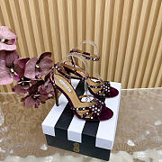 Aquazzura 90mm embellished scalloped-edges heeled sandals 01 - 1