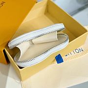 LOUIS VUITTON | Monogram Miroir Heart Coin Purse White - 5