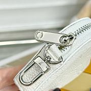 LOUIS VUITTON | Monogram Miroir Heart Coin Purse White - 4