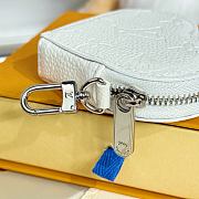 LOUIS VUITTON | Monogram Miroir Heart Coin Purse White - 3